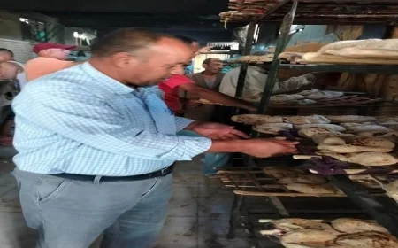 حملات رقابية مكثفة على المخابز والأسواق في المنيا
