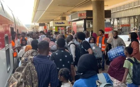 السكة الحديد: مصر تطلق الرحلة العشرين لقطارات العودة لدعم الأشقاء السودانيين