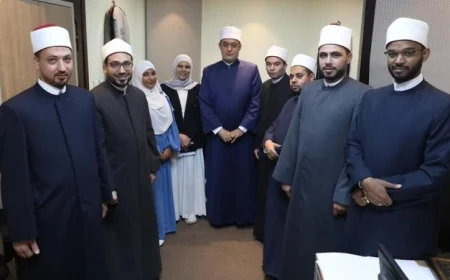 مفتي الجمهورية يقوم بزيارة ميدانية للإدارة العامة للأبحاث الشرعية لتعزيز جهود التطوير