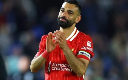 محمد صلاح يقترب من تحقيق الهدف 250 مع ليفربول في مختلف البطولات