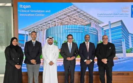 عبدالغفار يستكشف فرص التعاون في الطب الرياضي والتدريب الطبي الافتراضي في الدوحة