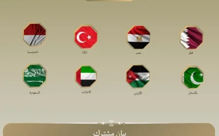 وزراء خارجية مصر والدول العربية والإسلامية يصدرون بيانًا مشتركًا حول خطة ترامب