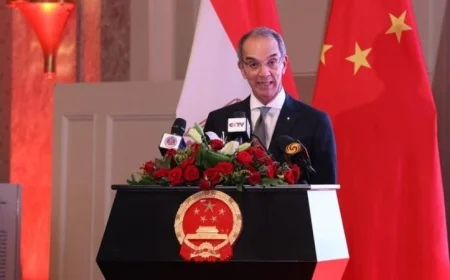 طلعت يشارك في احتفال السفارة الصينية بالقاهرة بالعيد الوطني الصيني الـ76