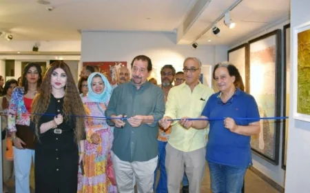 افتتاح معرض إبداعات عربية معاصرة بجاليري ضي: شاهد الصور والفيديو