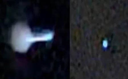 صور مثيرة لأجسام غامضة مضيئة في سماء بريطانيا تشتعل بالنقاش