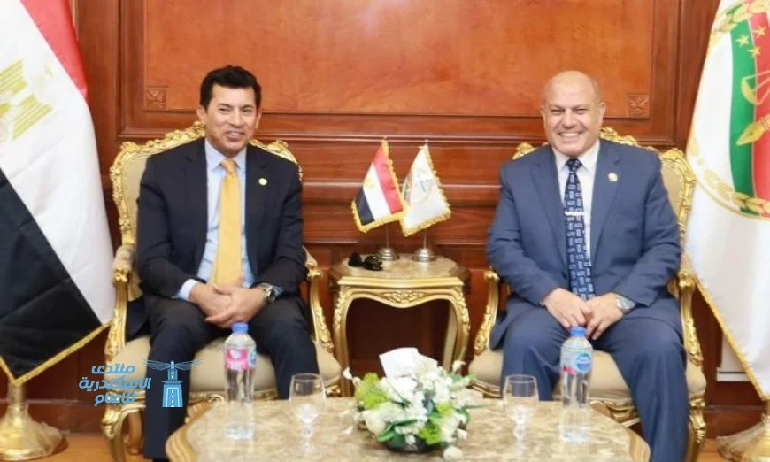 رئيس النيابة الإدارية يستقبل وزير الشباب والرياضة: تهنئة بتولي المهام الجديدة