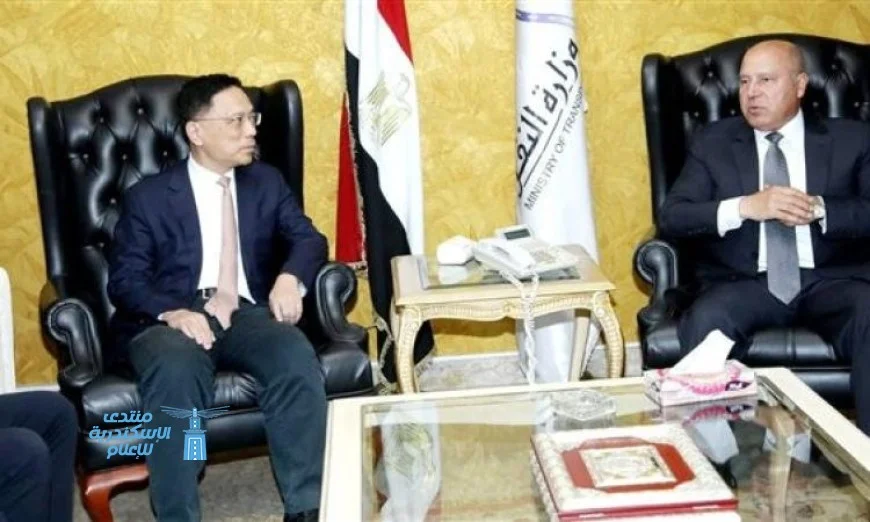 وزير النقل يناقش تنفيذ مراحل القطار الكهربائي جزش مع شركة أفيك إنترناشيونال