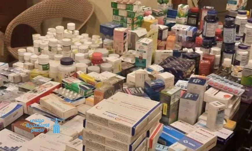 ضبط 5700 وحدة دواء غير معروف المصدر و411 أمبول مخدر في حملة تفتيش كبرى ببني سويف