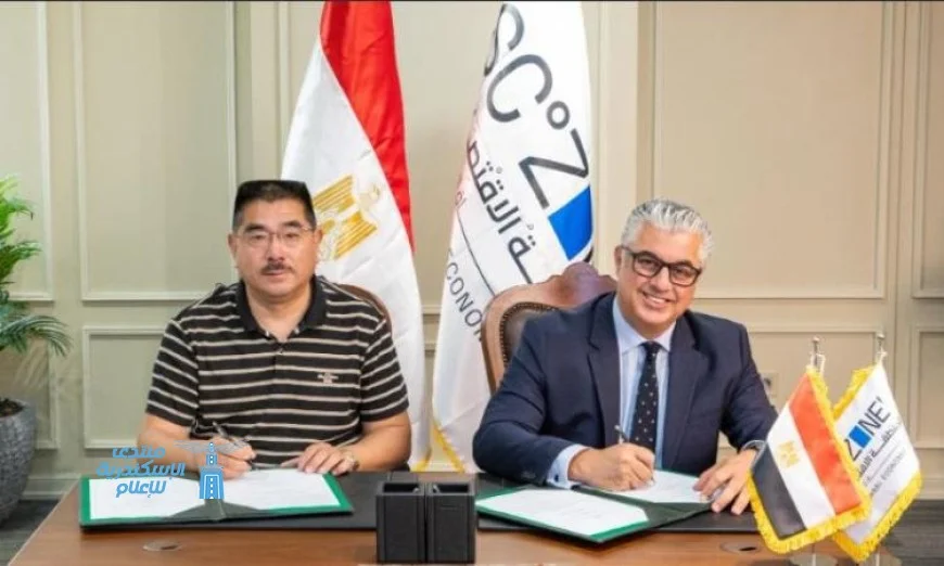 اقتصادية قناة السويس تعلن عن توقيع عقد مشروع الملابس الجاهزة مع شركة شوانفينج الصينية