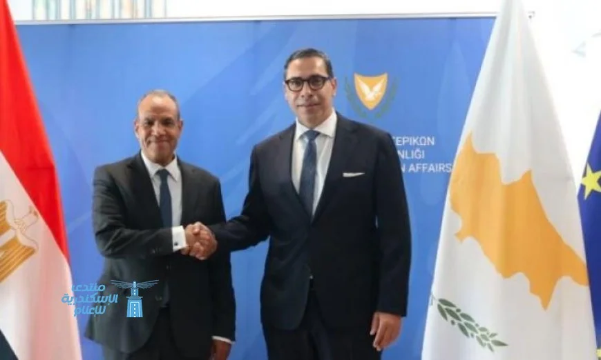 اجتماع وزير الخارجية مع نظيره القبرصي لتعزيز المشاورات السياسية
