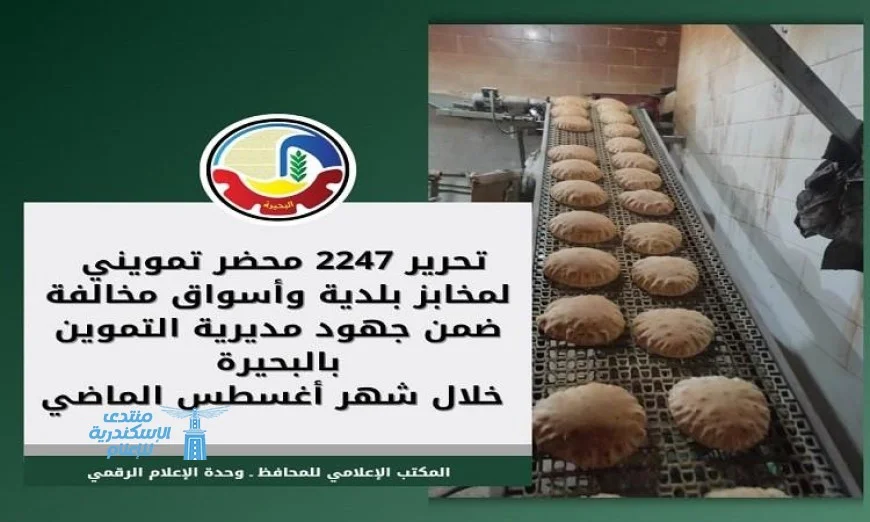تكثيف الحملات التفتيشية على المخابز ومحطات الوقود في البحيرة بواسطة مديرية التموين