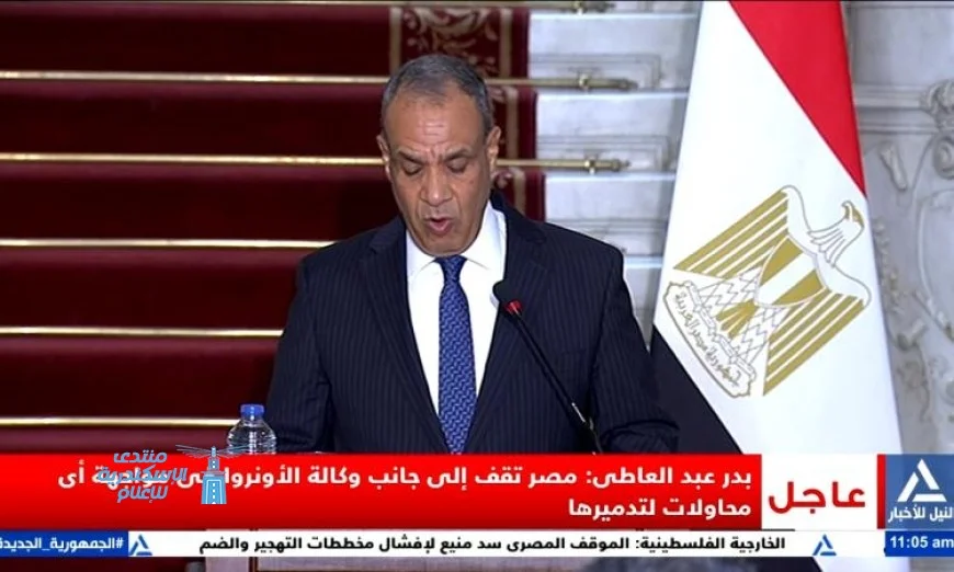 مصر تدعم الأونروا في التصدي لأي محاولات تدمير