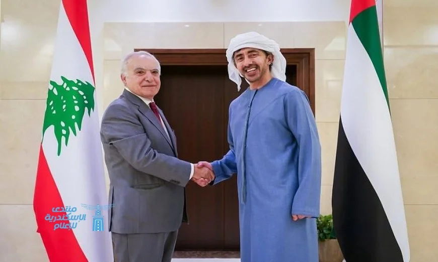 الإمارات ولبنان يناقشان التطورات الأخيرة في لبنان