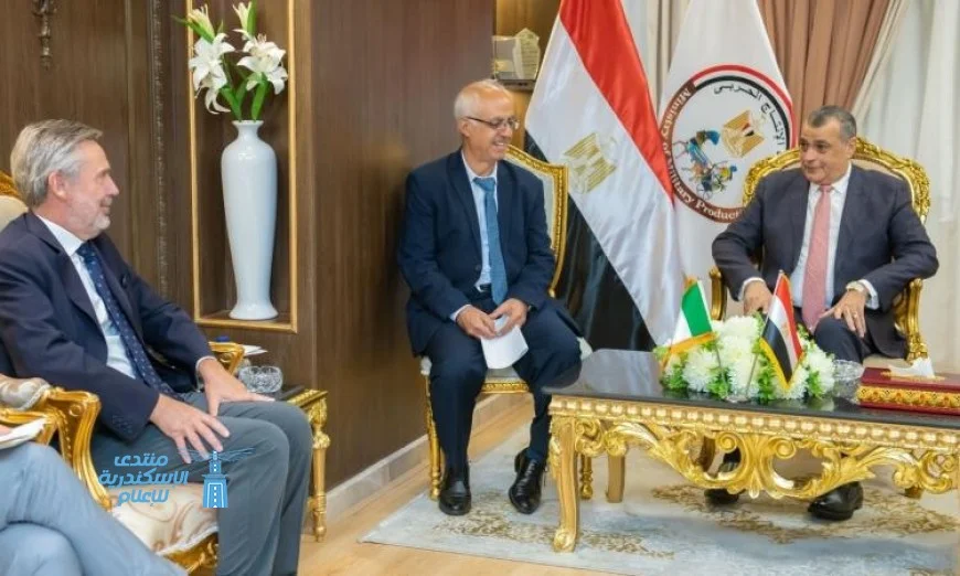 محمد صلاح يسعى لتعزيز التعاون مع إيطاليا في التصنيع العسكري والمدني