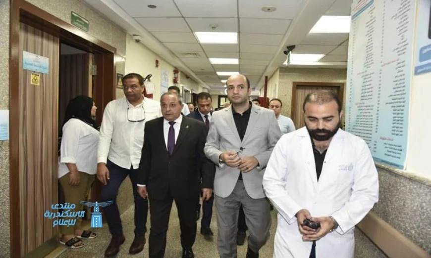 محافظ بورسعيد يراقب جودة الخدمات الصحية في مستشفى الزهور لضمان انتظام العمل