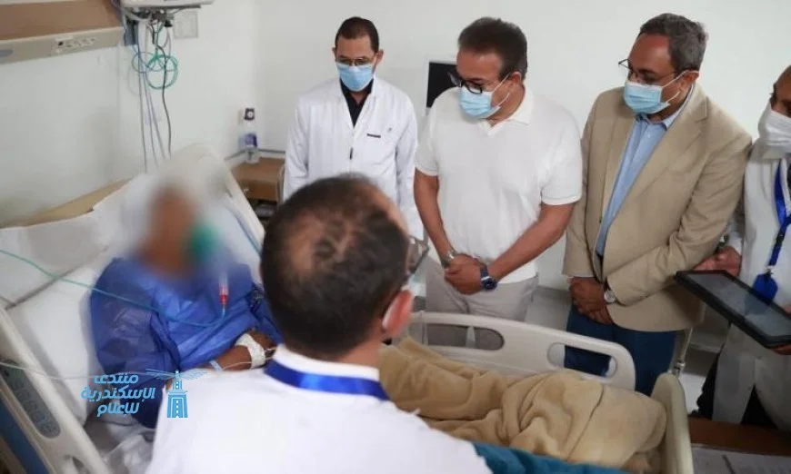 وزير الصحة عبدالغفار يقوم بجولة تفقدية في مستشفى نجع حمادي العام ومستشفى أبو تشت ومشروع مستشفى الرمد الجديد