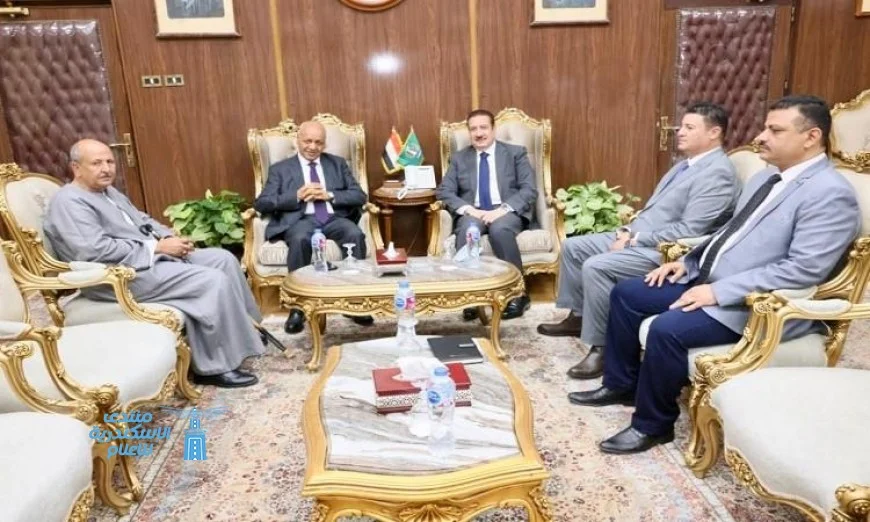 محافظ المنوفية يجتمع مع نقيب الفلاحين خلال احتفالات عيد الفلاح المصري