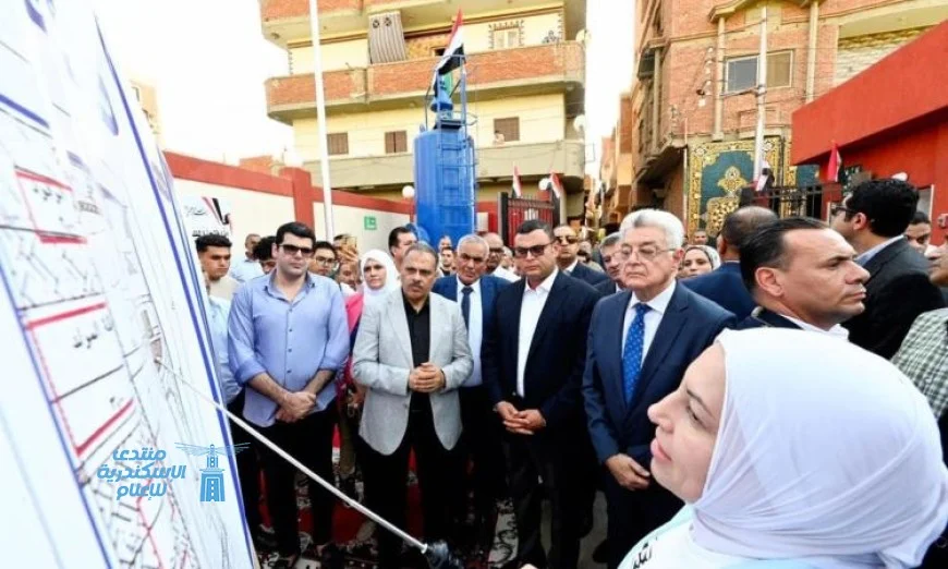 وزير الإسكان ومحافظ الشرقية يفتتحان محطة صرف صحي جديدة خليل العزازي بالزقازيق