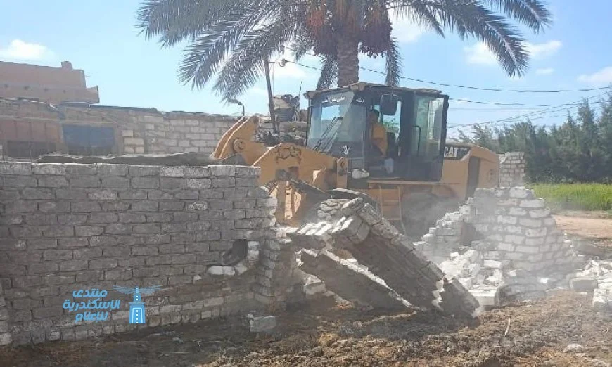 الإسماعيلية تنجح في إزالة ٢٠ حالة بناء مخالف على الأراضي الزراعية