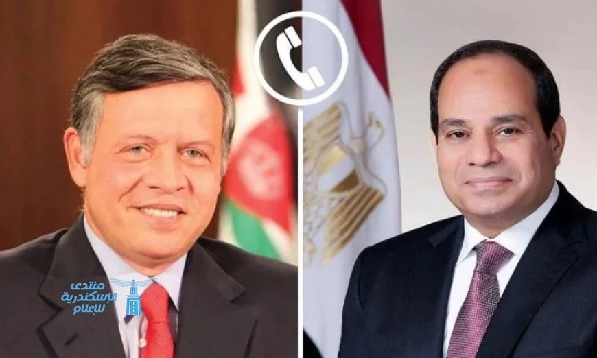 السيسي والعاهل الأردني يدينان الاعتداء الإسرائيلي على قطر بشدة