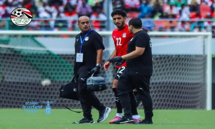 إصابة مرموش في الركبة تستدعي فحص بالأشعة غدا لمعرفة التفاصيل