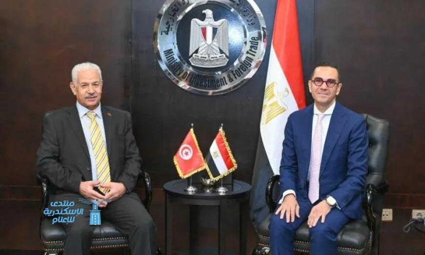 وزير الاستثمار يناقش مع نظيره التونسي سبل تعزيز التعاون الاقتصادي