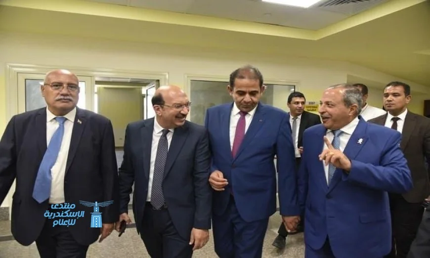 محافظ بورسعيد ورئيس الجامعة يطلقان التشغيل التجريبي لمستشفى بورسعيد الجامعي