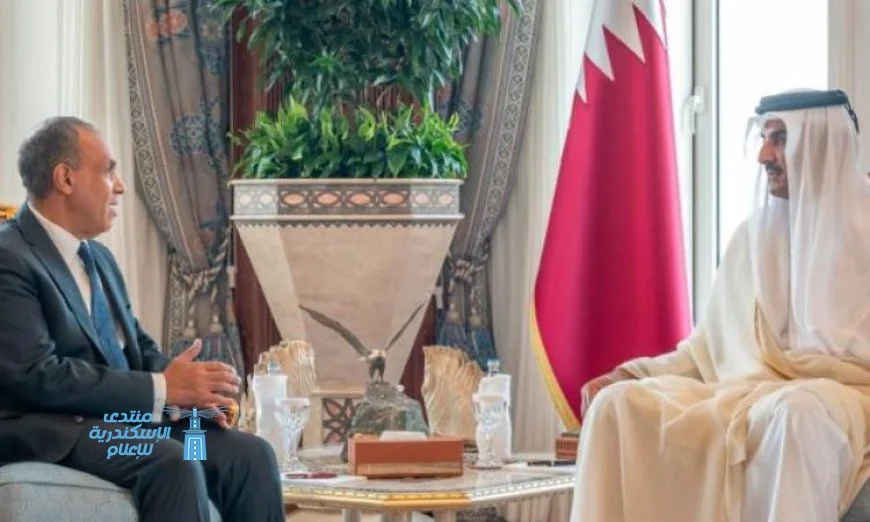 وزير الخارجية يقدم رسالة دعم وتضامن من الرئيس السيسي لأمير قطر