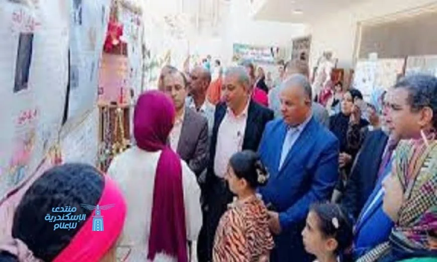 انطلاق معرض الصحافة والكاريكاتير الصحفي بتعليم الفيوم