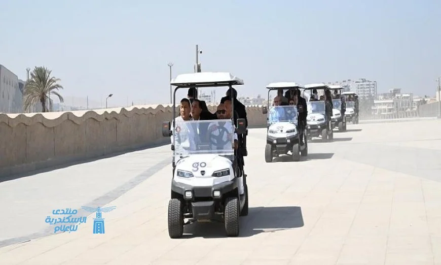 بالصور: جولة مدبولي التفقدية في الممشى السياحي استعدادًا لافتتاح المتحف المصري الكبير
