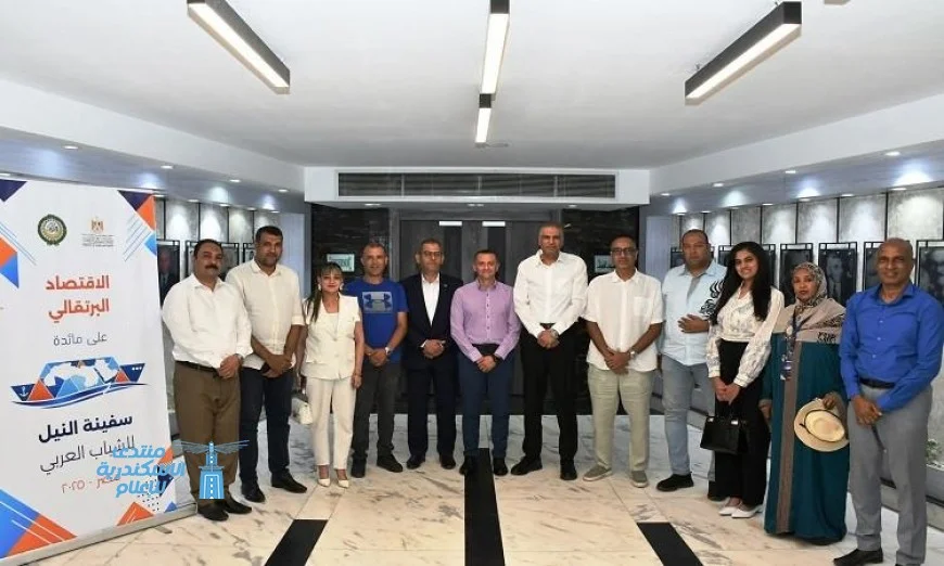 محافظ أسوان يرحب وفد سفينة النيل للشباب العربي في النسخة الخامسة منها