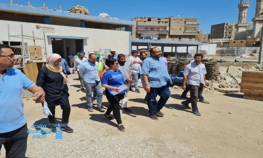 جولة تفقدية لرئيس مياه سوهاج لمحطات المياه والصرف الصحي في طما وطهطا