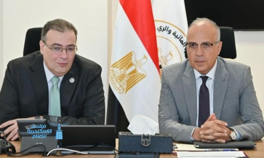وزير الري يناقش تطوير المؤسسة مع رئيس التنظيم والإدارة في الوزارة