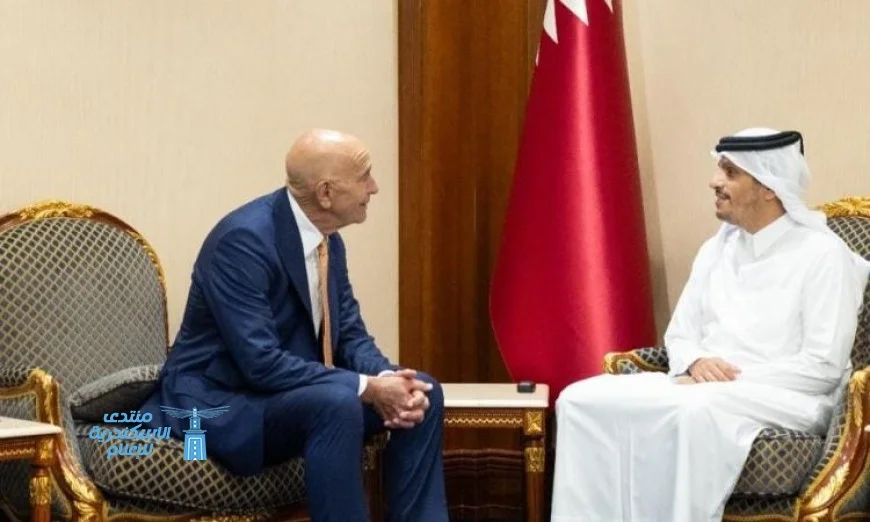 وزير الخارجية القطري يستضيف المبعوث الأمريكي الخاص بسوريا