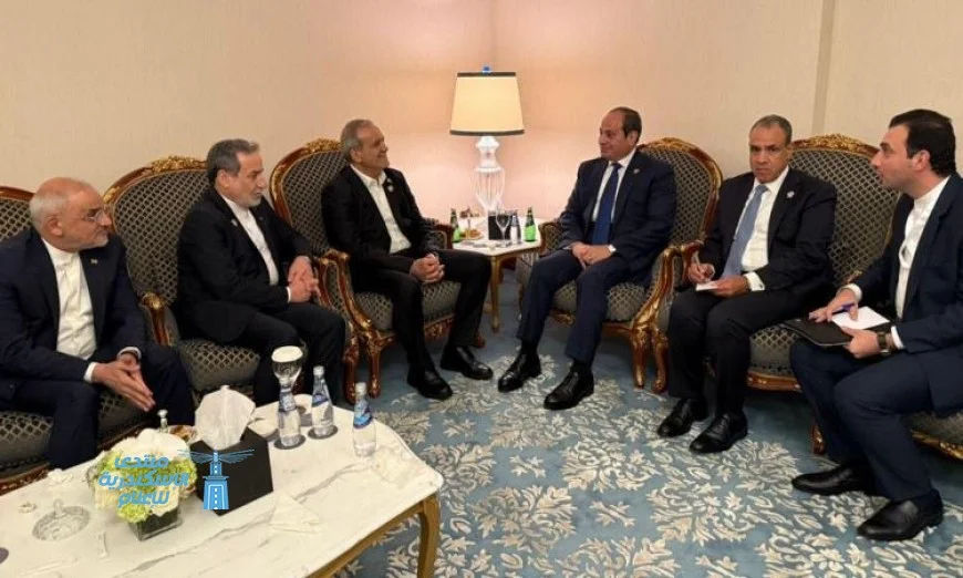 الرئيس السيسي والرئيس الإيراني يؤكدان رفضهما القاطع لتهجير الفلسطينيين من أرضهم