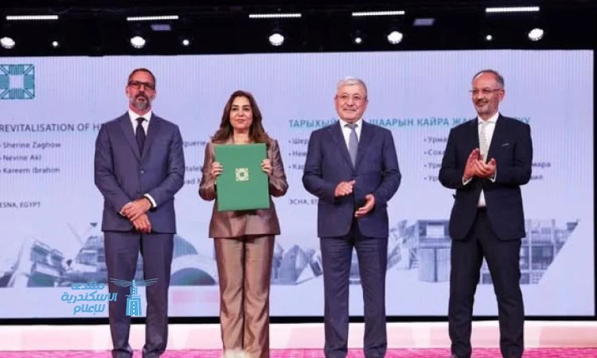 وزيرة التنمية المحلية تفوز بجائزة الآغا خان لإحياء إسنا التاريخية