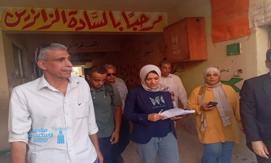 نائبة محافظ القليوبية تتفقد استعدادات المدارس لاستقبال العام الدراسي الجديد