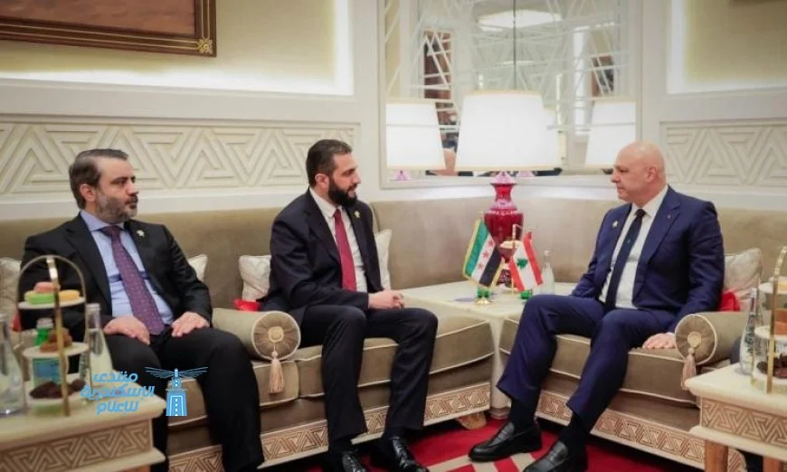 بحث تعزيز العلاقات بين لبنان وسوريا وسبل تطويرها في لقاء الرئيسين اللبناني والسوري