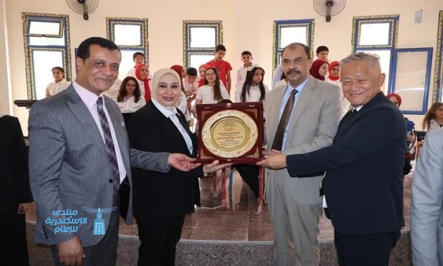 محافظ سوهاج يفتتح المدرسة المصرية اليابانية الجديدة في جهينة على مساحة 10 آلاف متر مربع