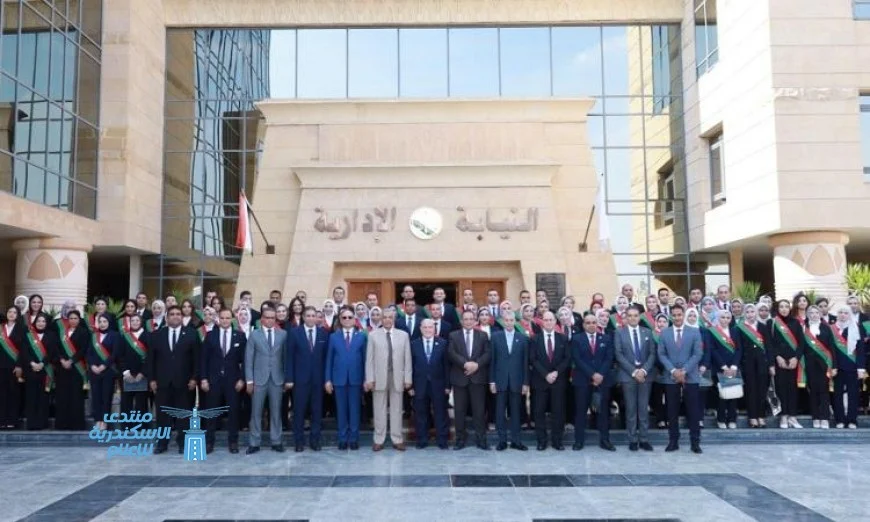 لقاء رئيس النيابة الإدارية بالمعاونين الجدد مع توجيههم لتحقيق النزاهة
