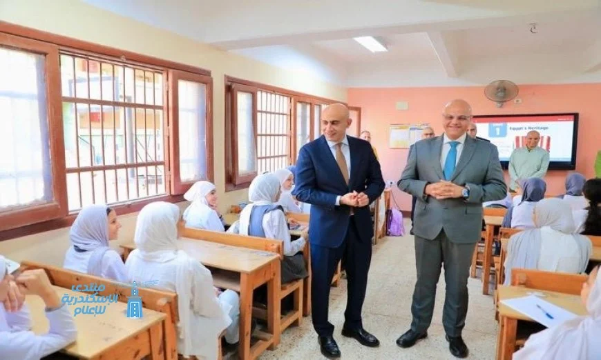 وزير التربية والتعليم ومحافظ القليوبية يتفقدان تقدم العملية التعليمية في بنها