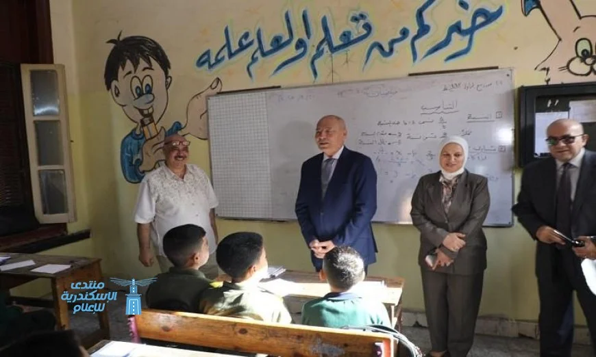 محافظ القاهرة يتابع انتظام العملية التعليمية بجولة تفقدية في المدارس