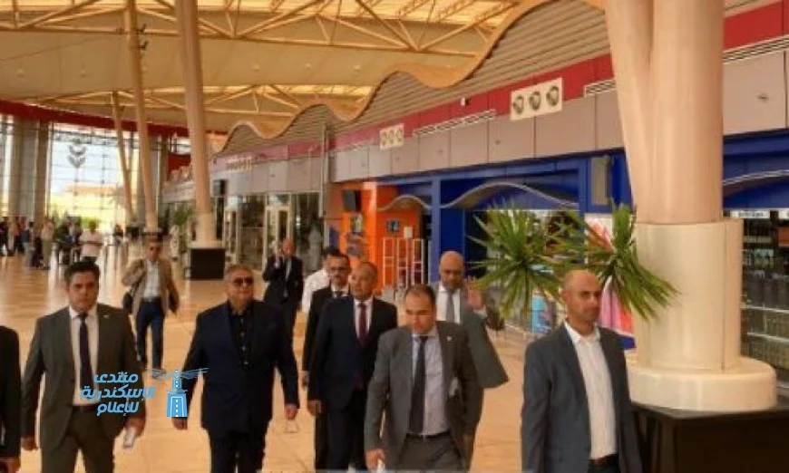 شاهد بالصور جولة اللجنة العليا للتفتيش الأمني والبيئي في مطار شرم الشيخ الدولي