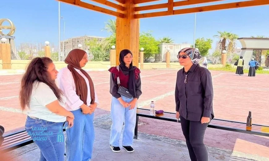 رئيس جامعة الأقصر تتفقد سير العملية التعليمية بجامعة الأقصر الأهلية