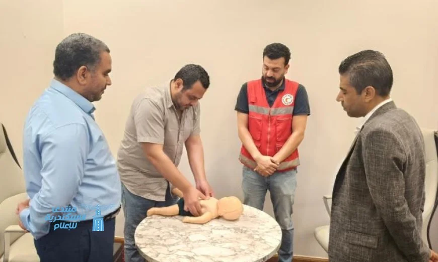 إنجاز المرحلة السادسة لتدريب العاملين على أجهزة إزالة الرجفان القلبي من قبل وزارة الصحة