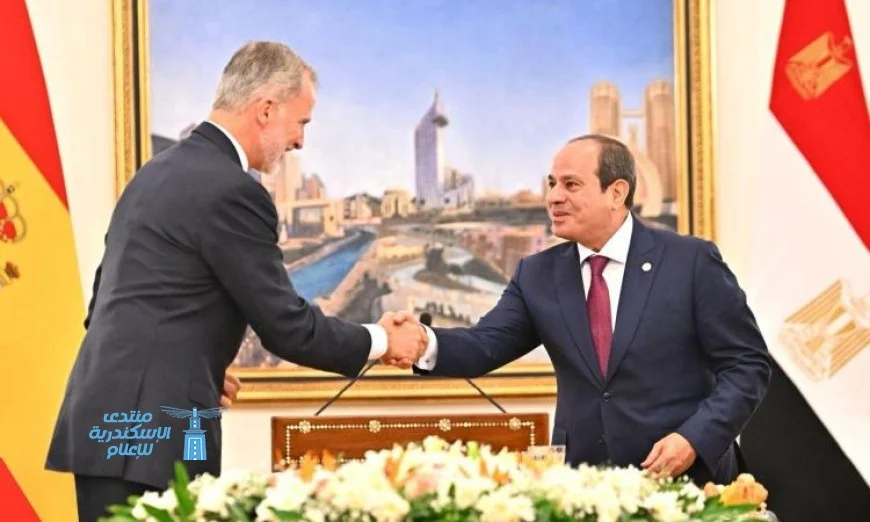 الرئيس السيسي يستضيف مأدبة عشاء فاخرة للملك الإسباني في منطقة الأهرامات