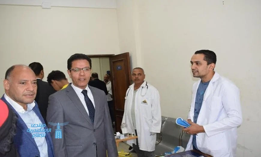 رئيس جامعة بنها يتابع عن كثب تقدم العملية التعليمية في كلية علوم الرياضة