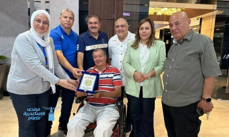 اتحاد الطائرة يحتفي بأسطورة اللعبة محمد الشكشاكي بحضور رئيسة الاتحاد الإفريقي