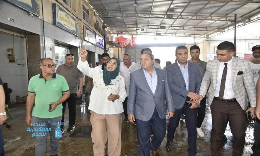محافظ بورسعيد يشرف على تحسين وتحديث نظام الصرف الصحي في حي العرب