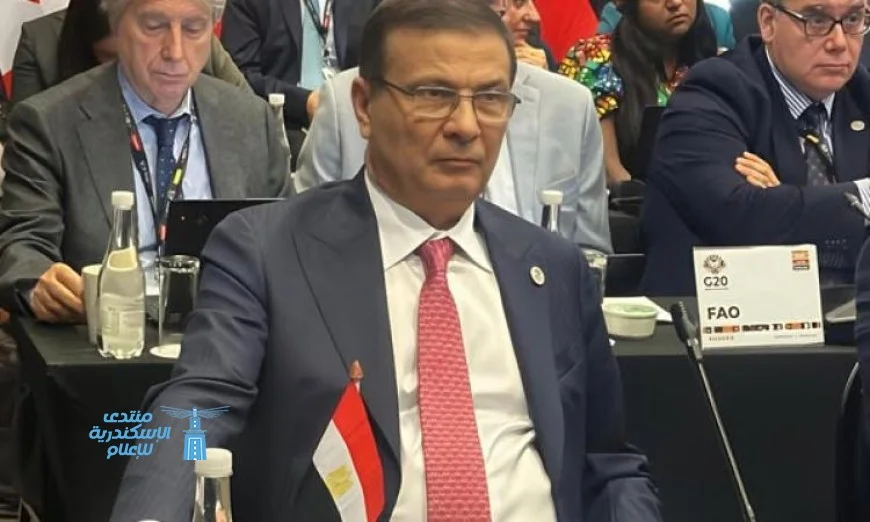 وزير الزراعة يشارك في جلسة حاسمة لاعتماد الإعلان الوزاري لتحسين الأمن الغذائي